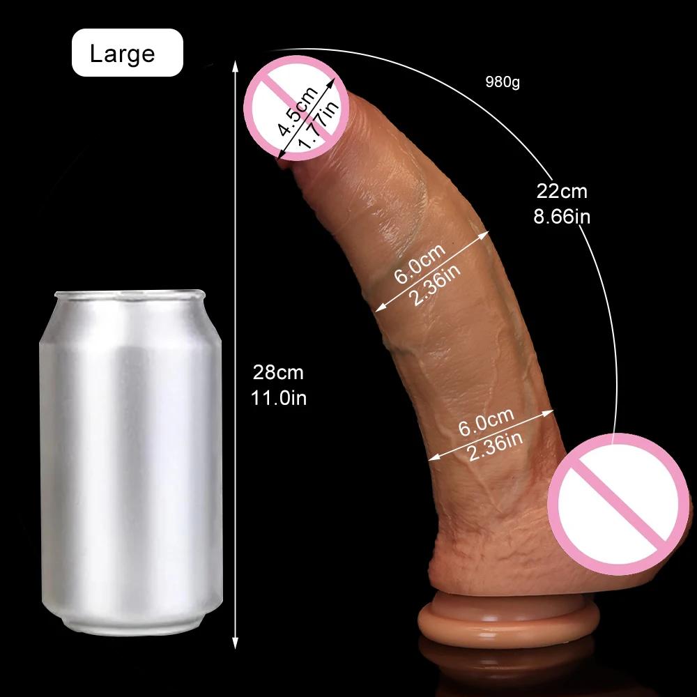 Thick Dildos Realistic Liquid Silicone Huge Penis Women Sex Toys G-spot Masturbation Big Dick Strap on Anal Dildo Lesbian 18+