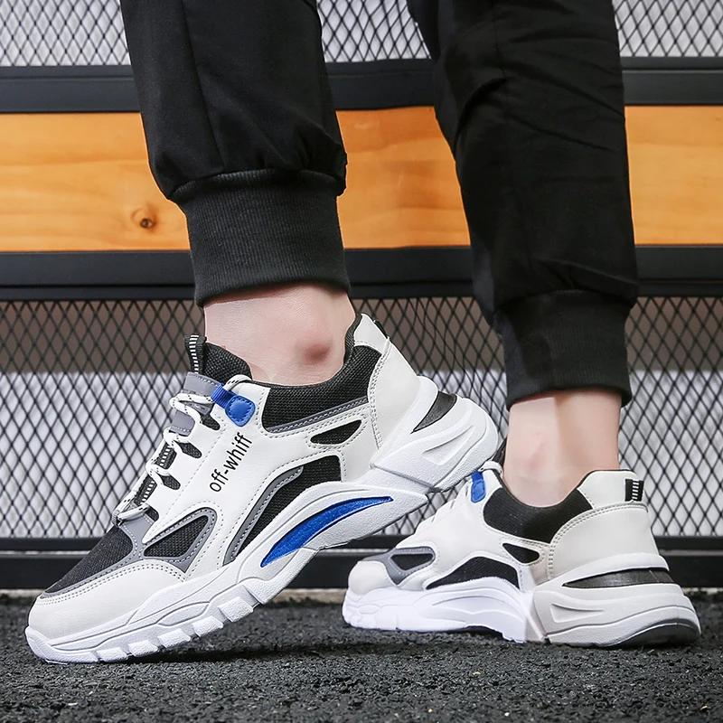 2024 Men Sneakers Fashion New Luxury Design Basketball Sports Shoes Thick Platform Comfortable Outdoor Soft-soled Male Dad Shoes