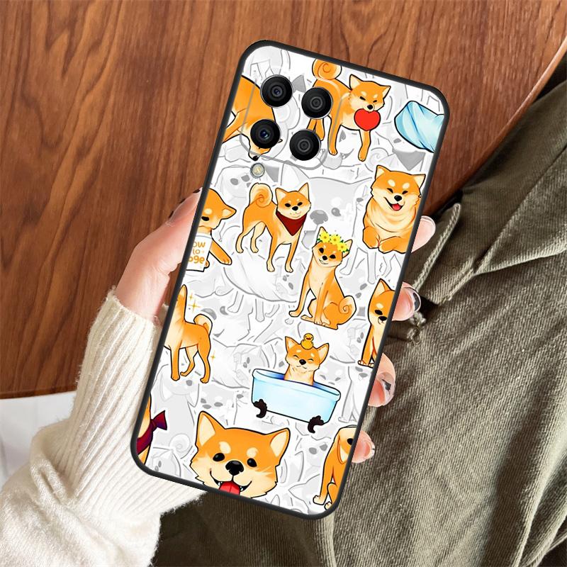 Funny Shiba Inu Case For Samsung Galaxy M06 M16 M36 M56 M33 M15 M55 M31 M13 M12 M14 M53 M32 M52 M35 M34 M54
