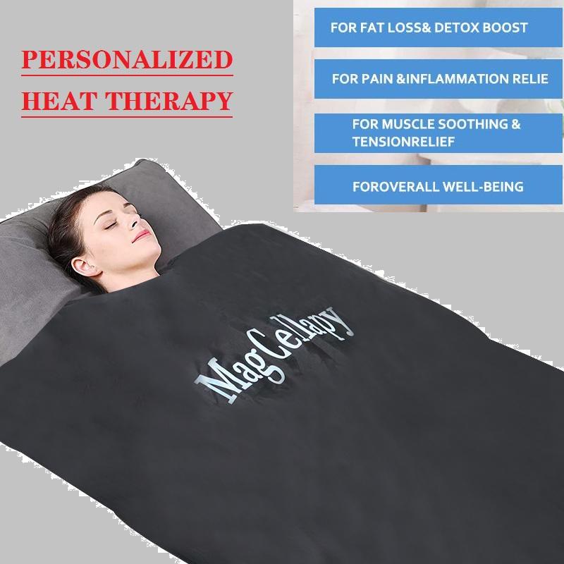 Far Infrared Sauna Blanket for Weight Loss | Home Detox Slimming Blanket with Remote Control | for Body Shaping, Fitness & Postpartum Recovery