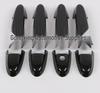 Durable Electroplated Bright Black Carbon Fiber Car Door Handles