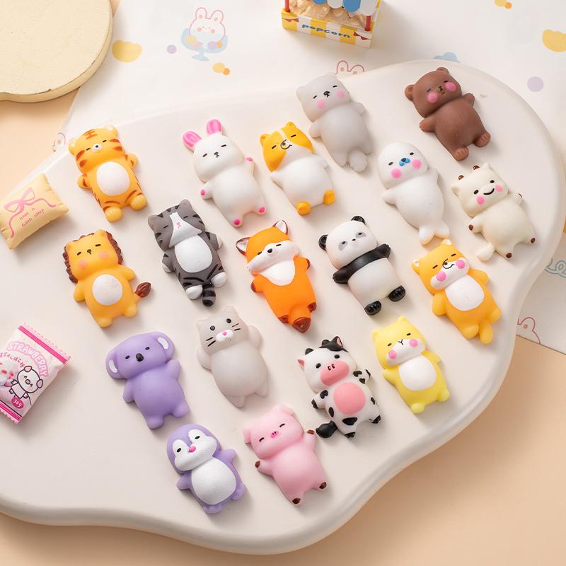 Mochi Squishy Animal de Desenho Animado Brinquedo Tabas Squishy Brinquedos Divertidos Para Crianças Alívio do Estresse Festa de Aperto Lembrancinhas de Festa Presente de Aniversário Sacola de Lembrancinhas