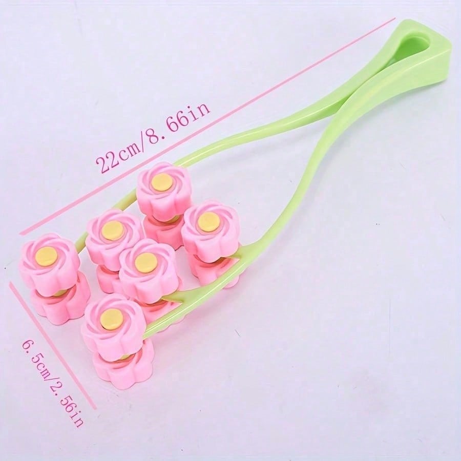 1pcs Handheld Y-Shaped 3d Roller Massager, Facial Lifting And Firming Beauty Device, Portable Facial Massager