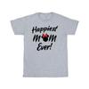 Disney Girls Minnie Mouse Happiest Mom Ever Cotton T-Shirt