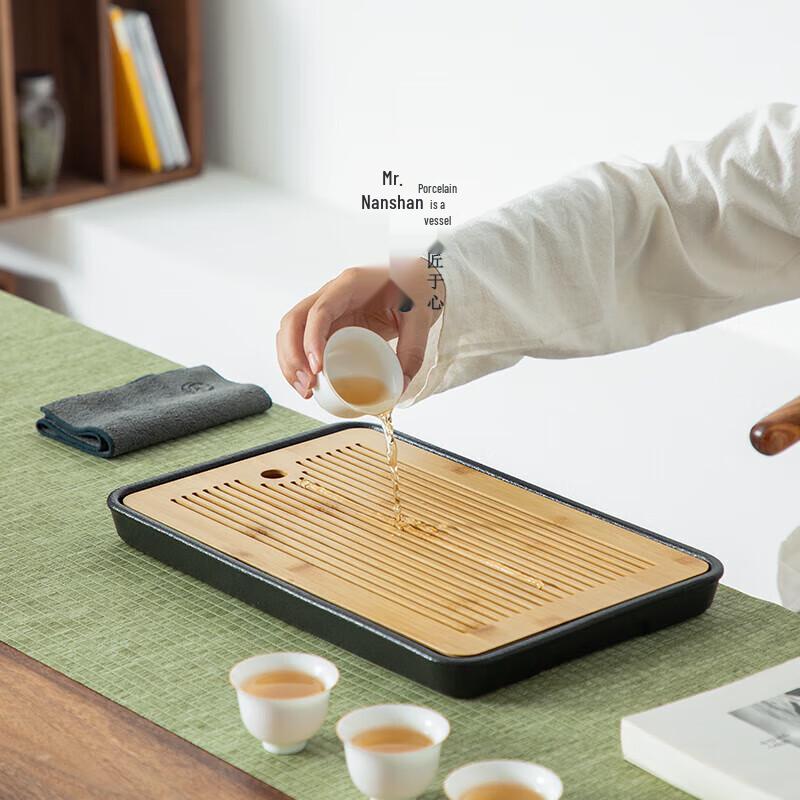 Nanshan Black Pottery Water Storage Tea Tray