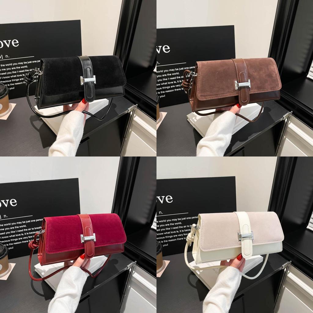 Fashion Minimalist Pu Shoulder Bag For Women Street Style Small Crossbody Purse