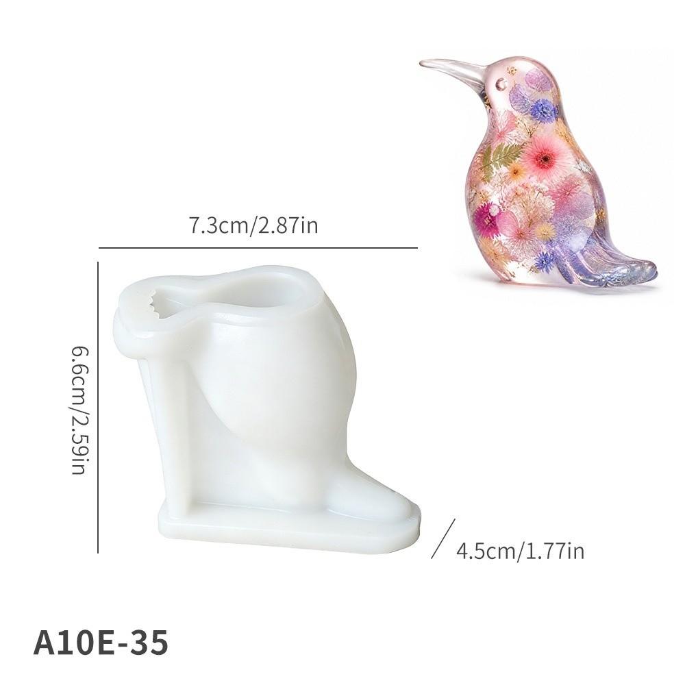 DIY Aromatherapy Bird Candle Mold Animal Ornaments Resin Mould Bird Casting Mold DIY
