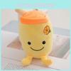 Adorable Porte-clés Peluche Boisson au Lait aux Fruits Jouet en Peluche Velours Doux Pour Sacs à Dos