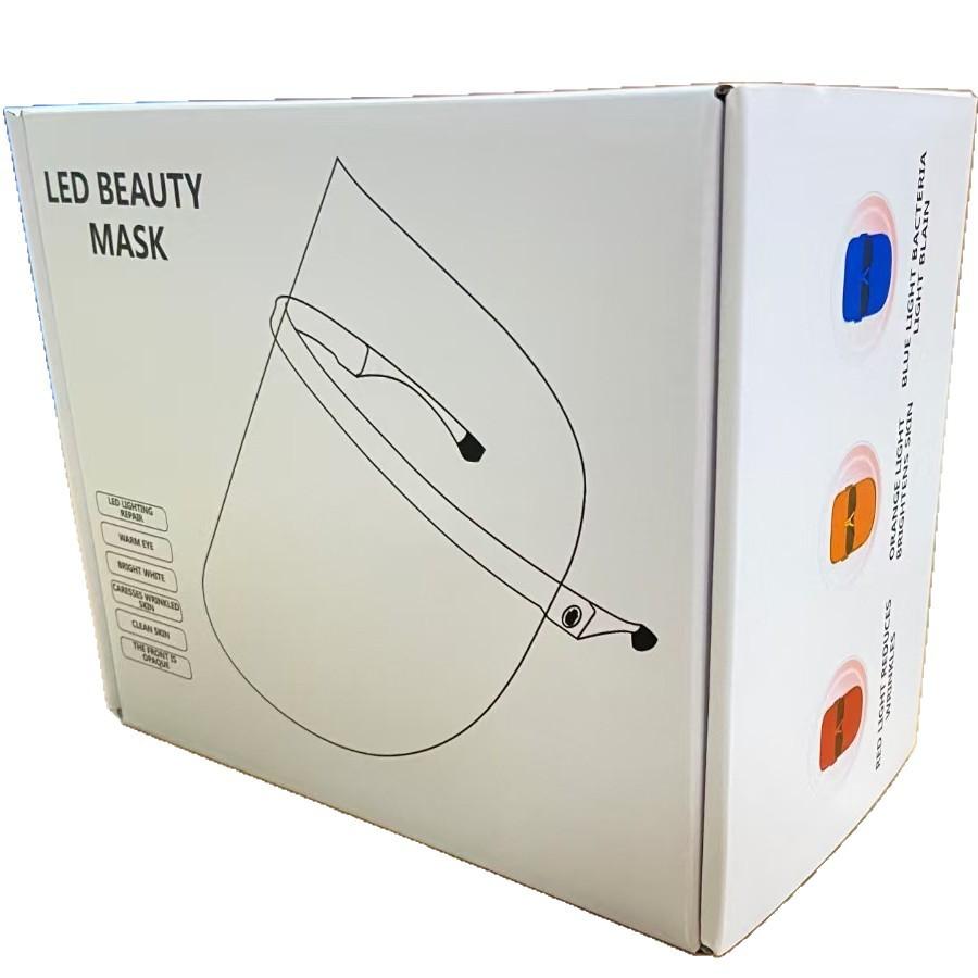 

Маска красоты LED Спектрометр Маска Трехцветная фотонная маска для омоложения Инструмент Инструмент для красоты лица