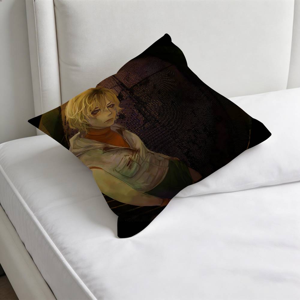 SSilent Hill HHeather Mason Square Pillow Case Soft Decorative Throw Pillow Cover for Home Sofa Bed