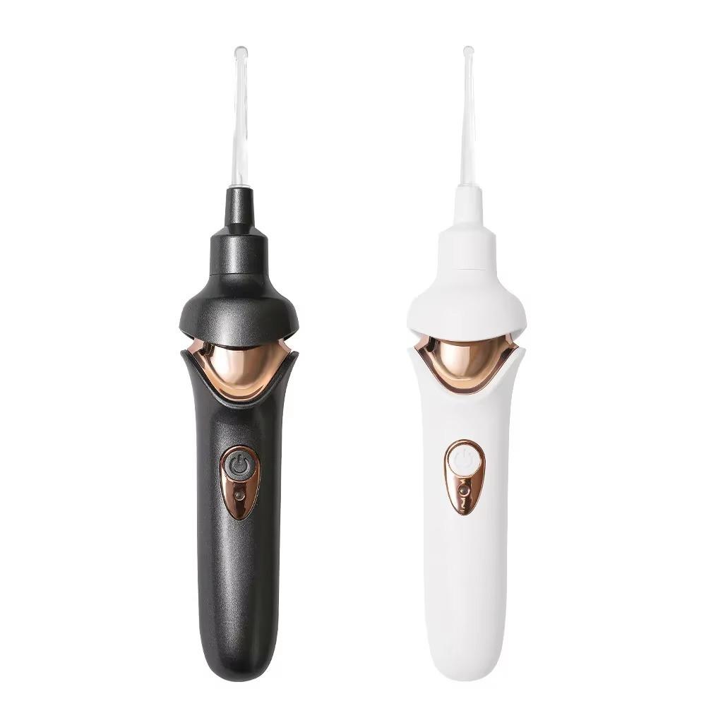USB Rechargeable Ear Wax Suction Remover LED Light Electric Ear Scoop  Ear Cleaner Tool