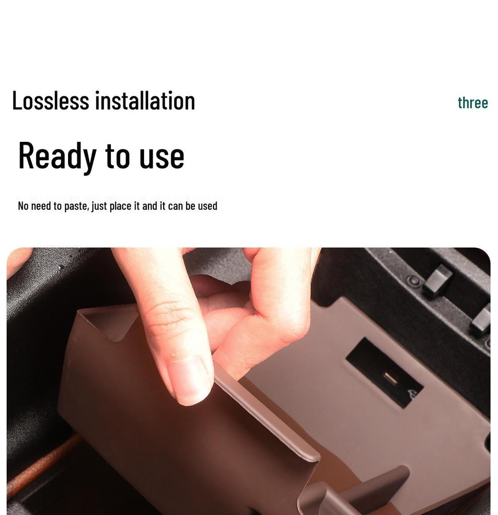 Silicone Storage Box for Mercedes GLE/GLS Center Console & Armrest