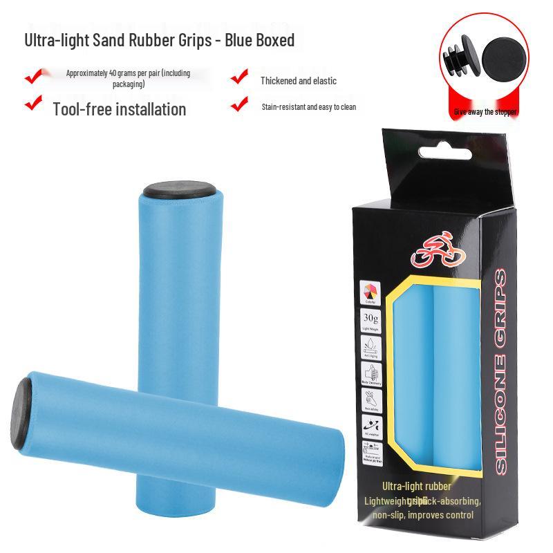 New Soft Silicone Handlebar Grips for Mountain Bikes