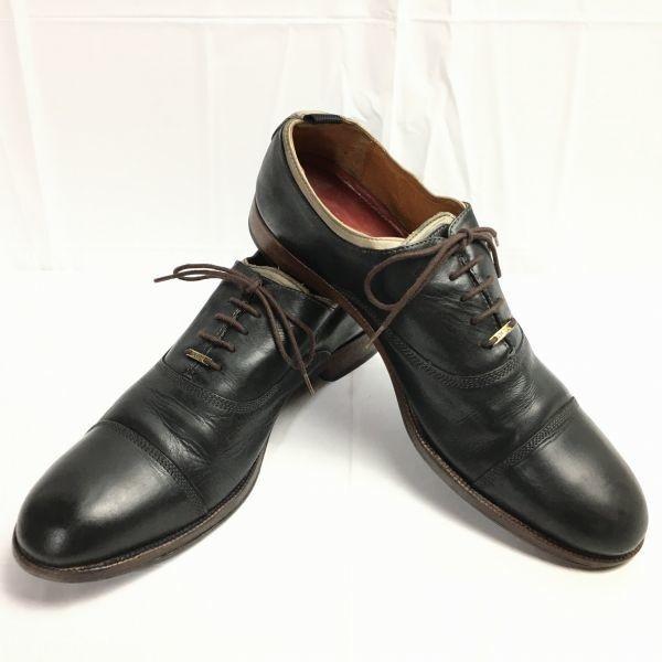 

Johnston & Murphy Size 13M (30.531.0cm) Cap Toe Straight Tip Business Shoes Black Men s(USED)