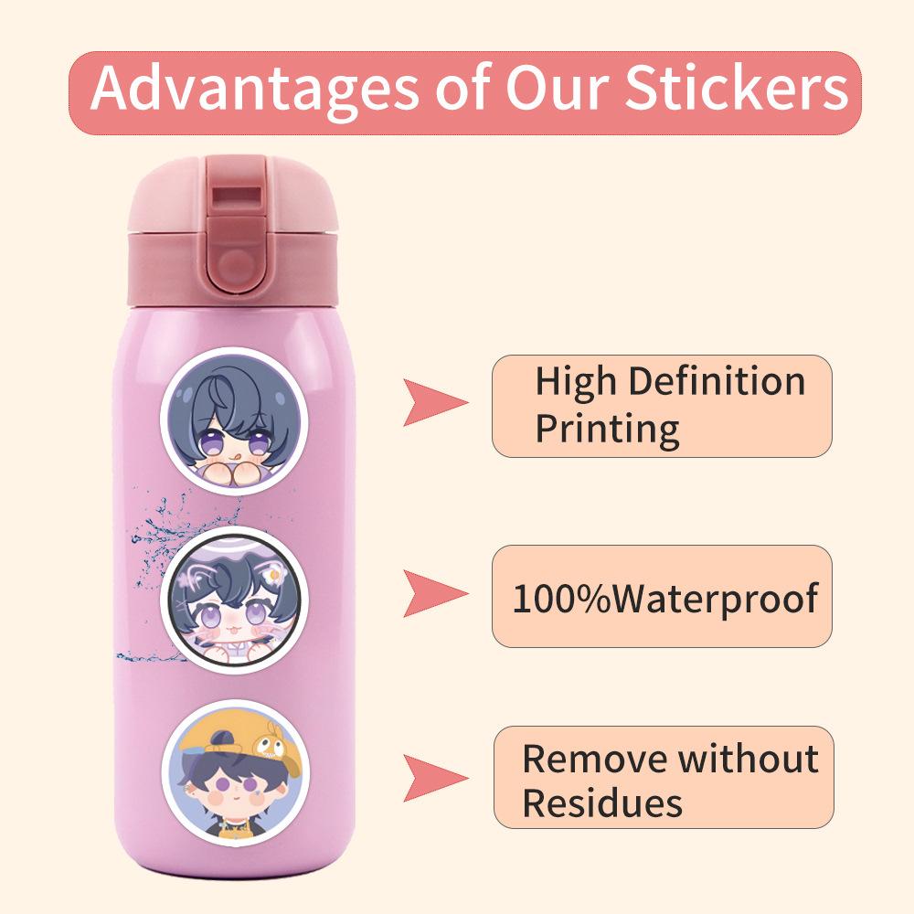 103 New Styles of Lu Jing and Celebrity Graffiti Stickers Decorate Refrigerator Skateboard Water Cup Personalized Stickers