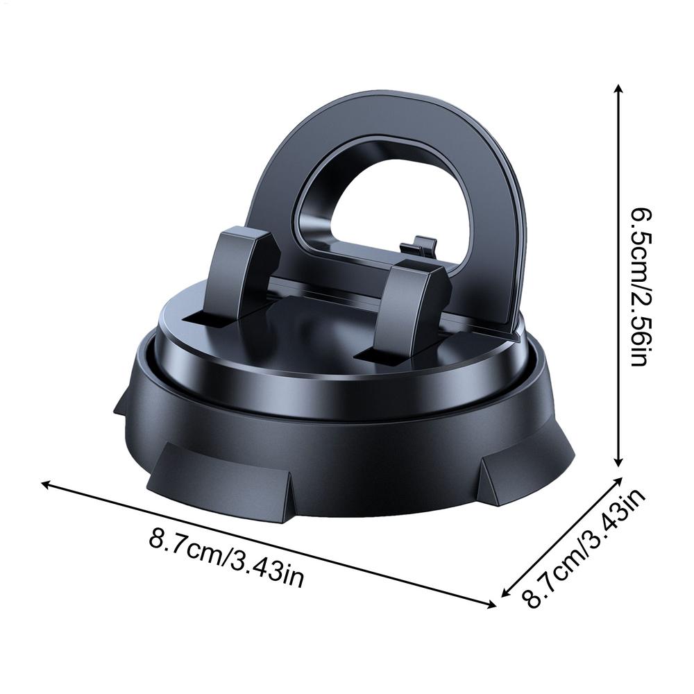 360-degree Rotating Car Phone Holder, Dashboard Windshield Mount with Strong Adsorption for GPS Navigation Music Control