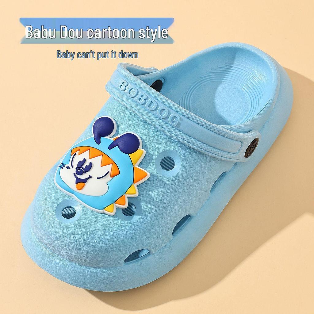Pantofole Cartoni Animati Antiscivolo per Bambini: Zoccoli da Spiaggia Morbidi con Punta Chiusa per l'Estate