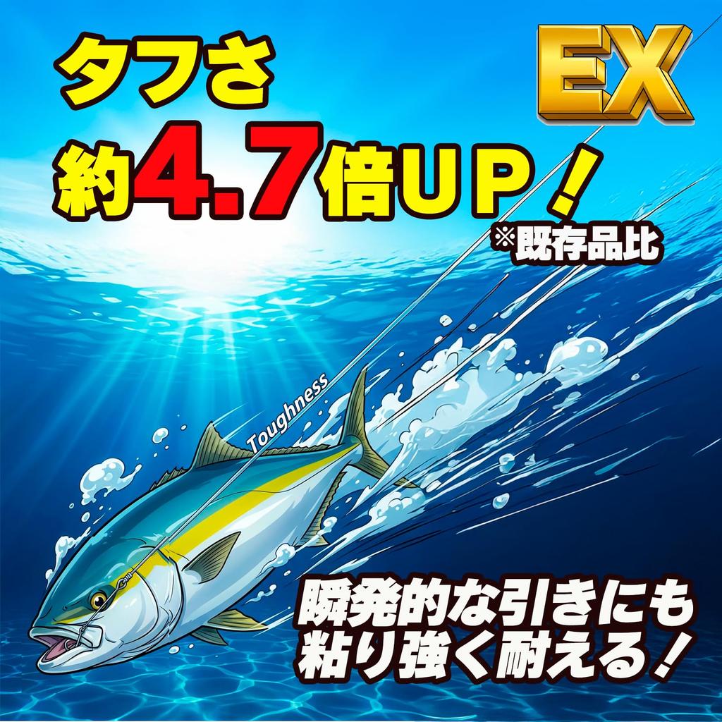 DUEL Carbon EX Shock Leader 30m 80Lbs Fluorocarbon Parallel Winding Just Stopper Clear H.D.