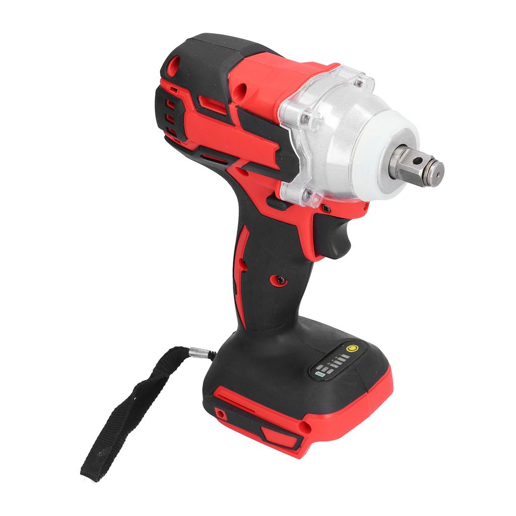 Impact Wrench Electric Brushless Cordless Driver 12in Chuck 18V Tool for Maintenance