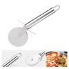 2 Stück Küche Edelstahl Pizza Messer Spatel Set Backen Gebäck Schneidewerkzeug Utensilien