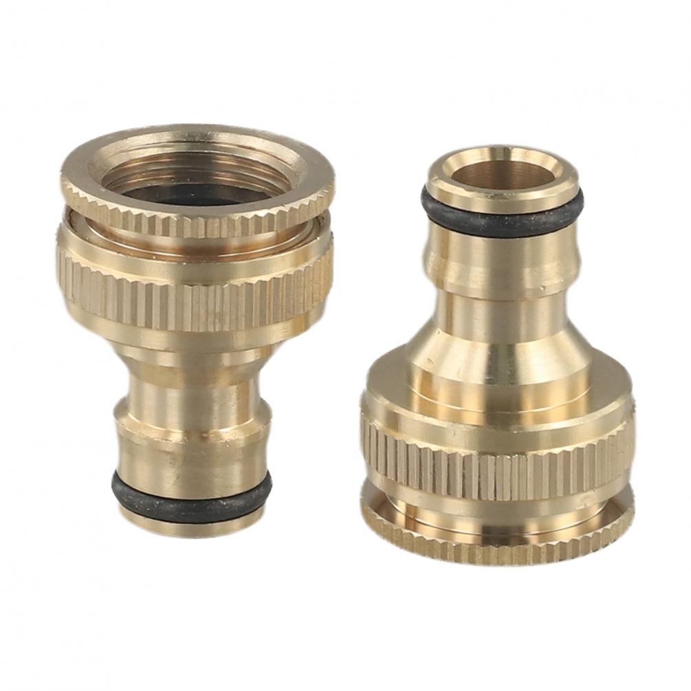Brand New Backyard Garden Water Pipe Connector Gold