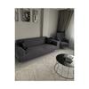 Jacquard 3-seater Sofa Cover, Sofa Bed Sofa Cover 1 Piece Stone Gray