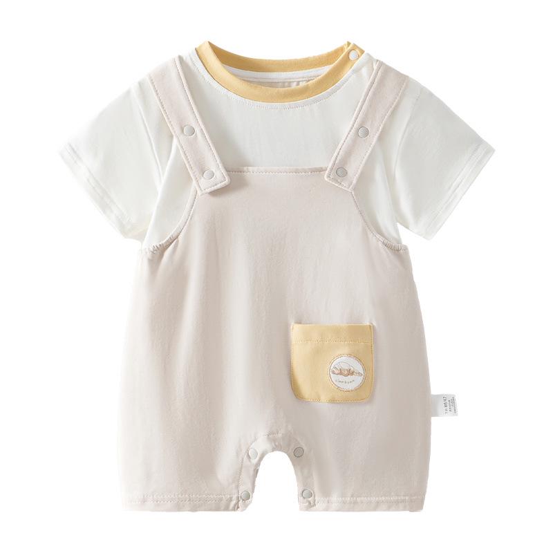 Boys' Summer Short Sleeve Outfits - Infant & Children's Overalls and T-Shirts