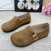 Fashion Women's Loafers 2025 Spring Autumn Soft Sole Fashion Buckle Strap Comfortable Casual Shoes Vintage Luxury Non Slip Casual Shoes