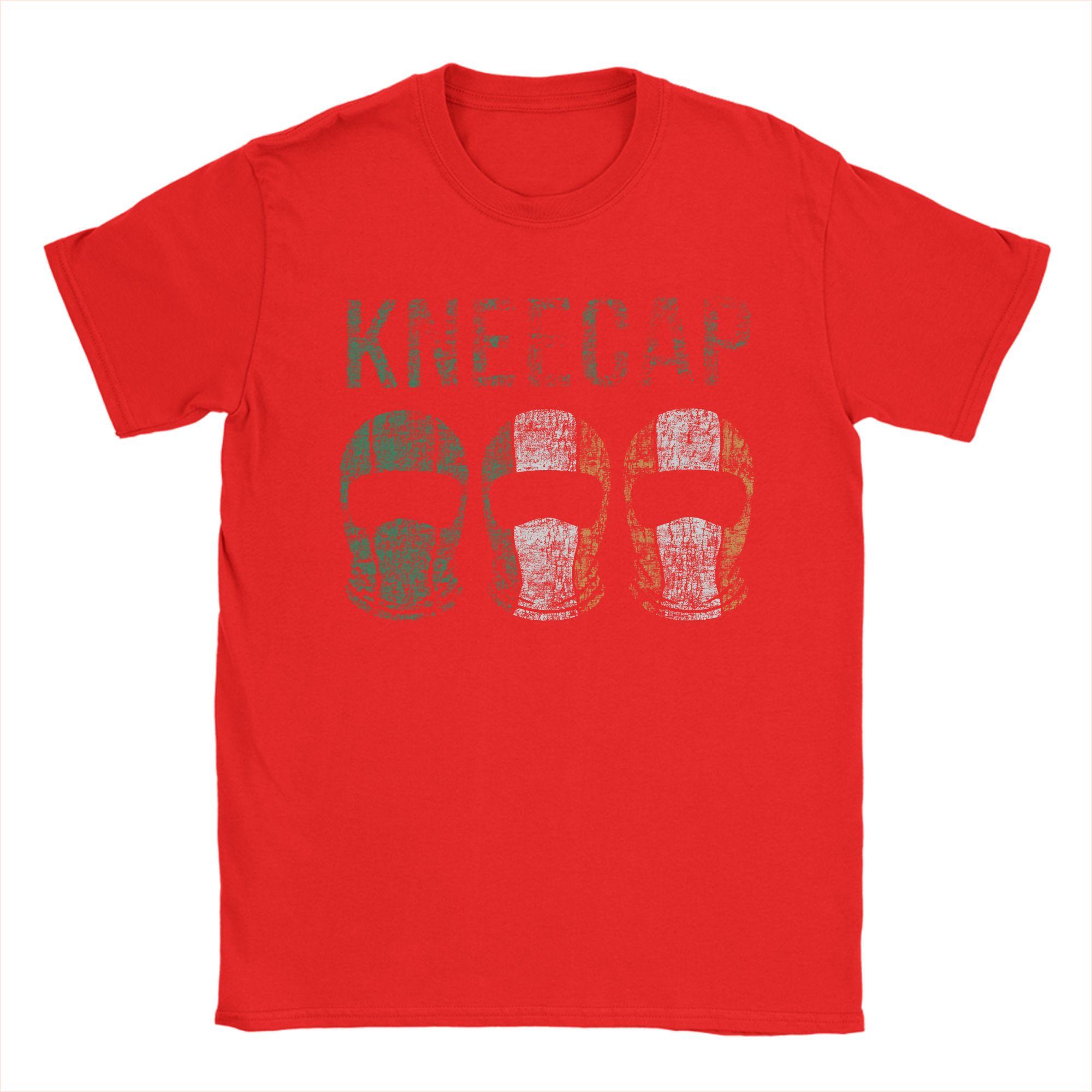 Kneecap TShirt Summer 100 Cotton T Shirts For Man Pattern Tee Shirt Short Sleeve Y2K Funny Clothing S