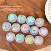 Small Fresh Laser Crystal Ball Flower Sequin Mobile Phone Airbag Bracket Paste Dream Girl Heart Ring
