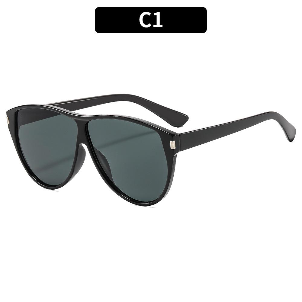 Fashion new big frame trend sunglasses high sense Internet celebrity casual sunglasses personalized versatile glasses