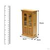 1/12 Scale Cupboard,Wooden Dollhouse Miniature Cabinet Model Nursery Room Decor