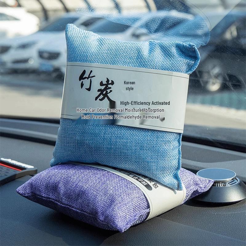 Bambu Kolpåse – Bil Deodorant för Lukt- och Formaldehydborttagning