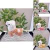 Adorable Cartoon Alpaca Plush Toy Soft Stuffed Animal Keychain Cute Gift Decor