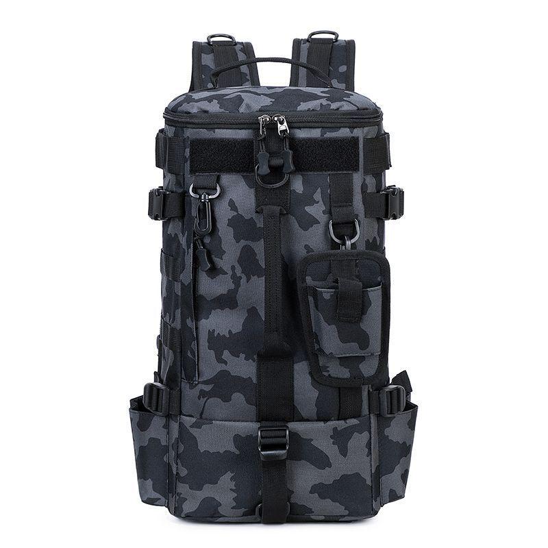 Multifunctional Large Capacity Outdoor Backpack for Hiking & Fishing with Sea Rod Holder
