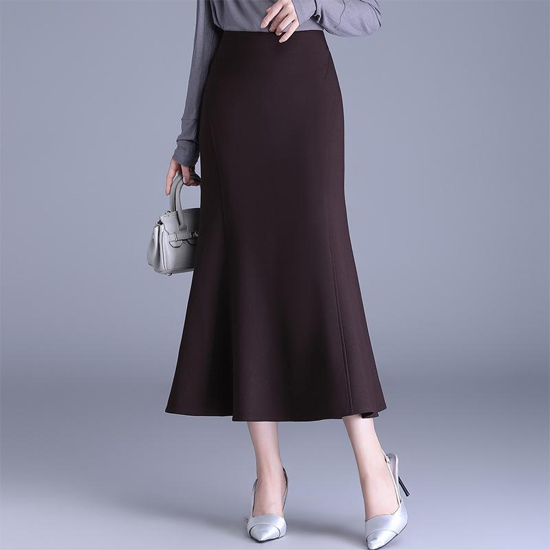 Chic 2026 High-Waisted Fishtail Skirt: Stylish & Versatile