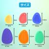 Wabeko Sensory Stone Toy 6-Piece Set Silicone Portable Fidget Tactile Stimulation Squeeze for Autism and Developmental Disorders