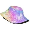 Pastell Tie Dye Bunte Muster Unisex Bucket Hat Individualisiere Sommer Strand Sonnenhut
