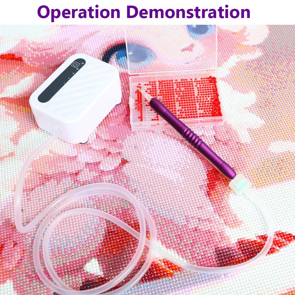 DIY Craft Electric Diamond Art Painting Pen Large Capacity Long-lasting and Stable Vacuum Diamond Painting Pen Kits