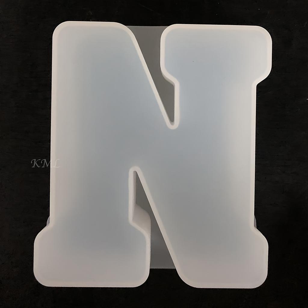 26 Stück Silikonform für englische Buchstaben, 10 Silikonformen für Ziffern, 26 Buchstaben- und Zahlenformen Handgefertigter Buchstaben-Harzguss