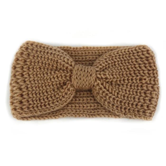 Winter Warmer Ear Knitted Headband Turban For Lady Women Elastic Wool Hairband Wide Stretch Headwear Headwrap Hair Accessories
