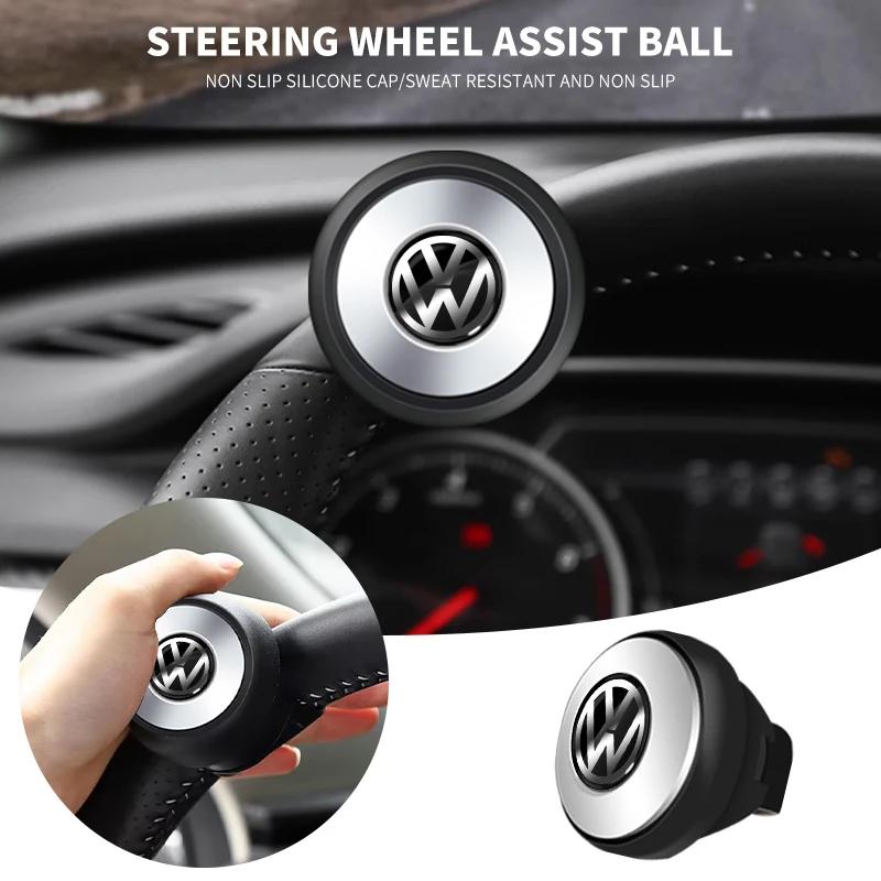 For Volkswagen 1pcs Car Steering Wheel Booster Ball Labor Saving Turning Spinner Handle Holder For Volkswagen VW Scirocco GOLF M