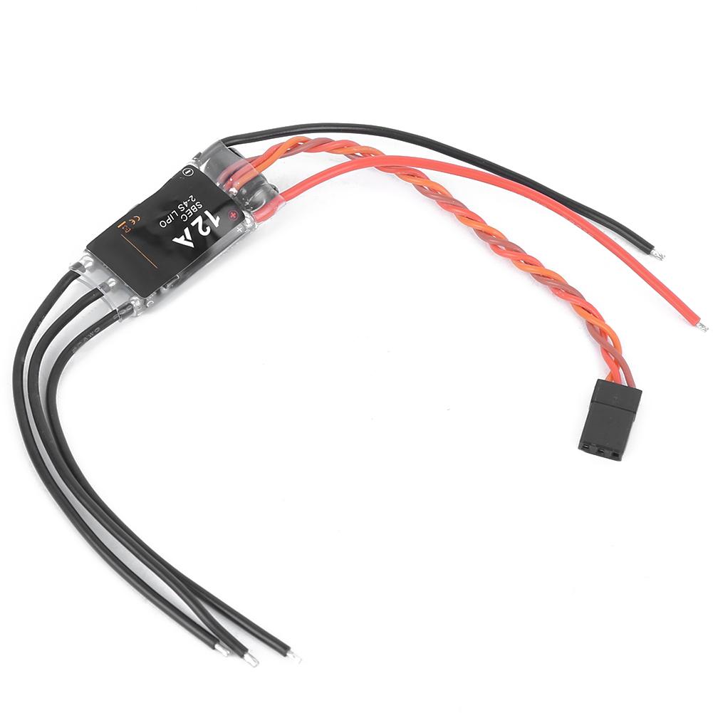 

12A ESC 24S Electronic Speed Controller RC Accessory for Fixed Wing Aircraft Model