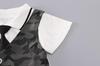 Summer Boys' Patchwork Tie Vest & Shorts Set