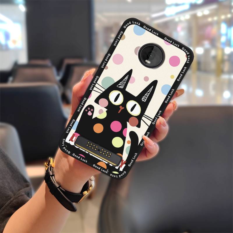 Durable Protective Phone Case For MOTO Z4 Play Graffiti Phone Pouch Cartoon Anti-knock TPU Waterproof Cute Soft Case