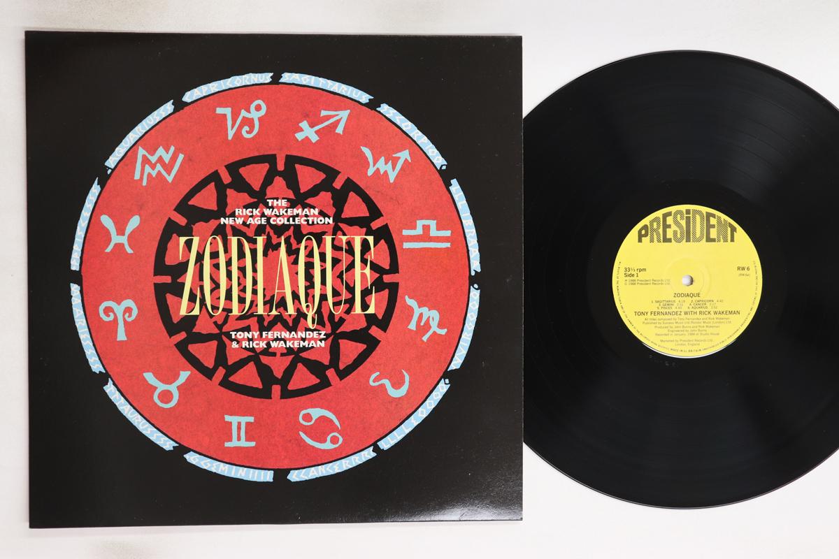 

LP Record TONY FERNANDEZ, RICK WAKEMAN - Zodiaque RW6 PRESIDEN 1988 UK Rock Used