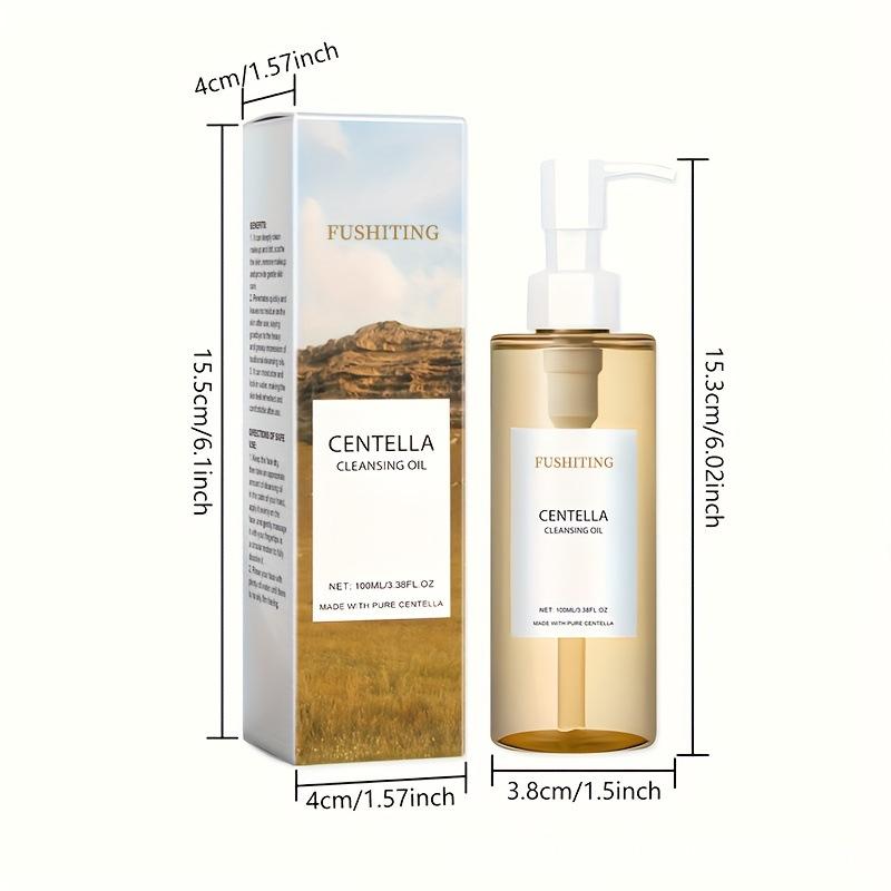 Centella Asiatica Light Makeup Remover Oil Refreshing and Gentle Cleansing Face and Lips Makeup Remover Eye and Lip Remover