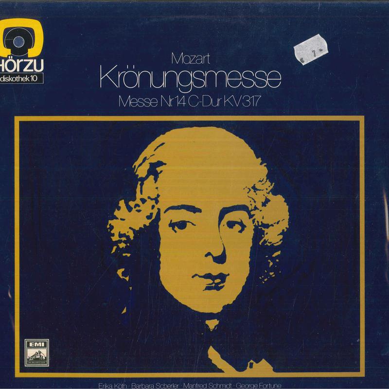 

LP Record ERIKA KOTH BARBARA SCHERLER MANFR Mozart Kronungsmesse SHZEL711 HOR ZU 196 Germany Classical Used