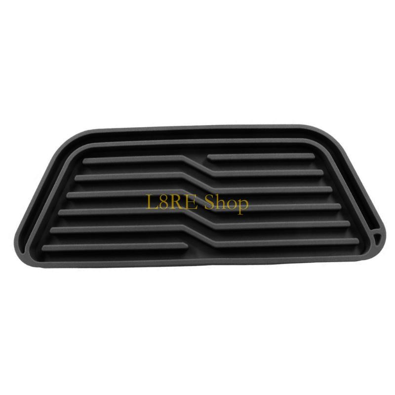 

L8RE Nonslip Silicone Refrigerator Drip Tray for Efficient Water Absorption Absorbent Fridge Mat Water Dispenser Supplies