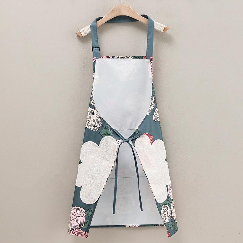 Adjustable Waterproof Oil-Proof Apron: Durable, Stain-Resistant, Thickened Film for Home Kitchen